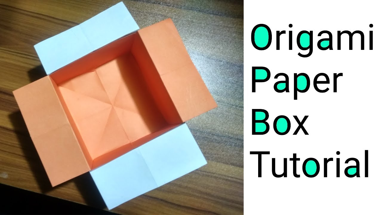 How To Make a Paper Box - Without Glue or Tape!