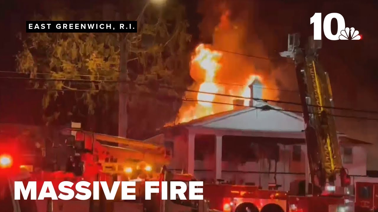 Funeral home director saves deceased amid building fire - YouTube