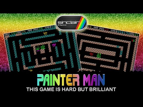 Painter Man - brand new 2025 running on the ZX Spectrum