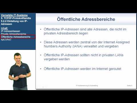 VIT 5.2.2: Einteilung von IP-Adressen | Vernetzte IT-Systeme