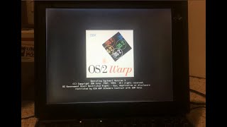 OS\/2 Warp 3 on an IBM ThinkPad 380E from 1997