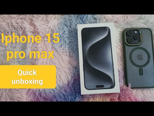 iPhone 15 Pro Max Quick Unboxing #iphone #iphone15promax #unboxing #reels