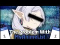 The problem with myanimelist