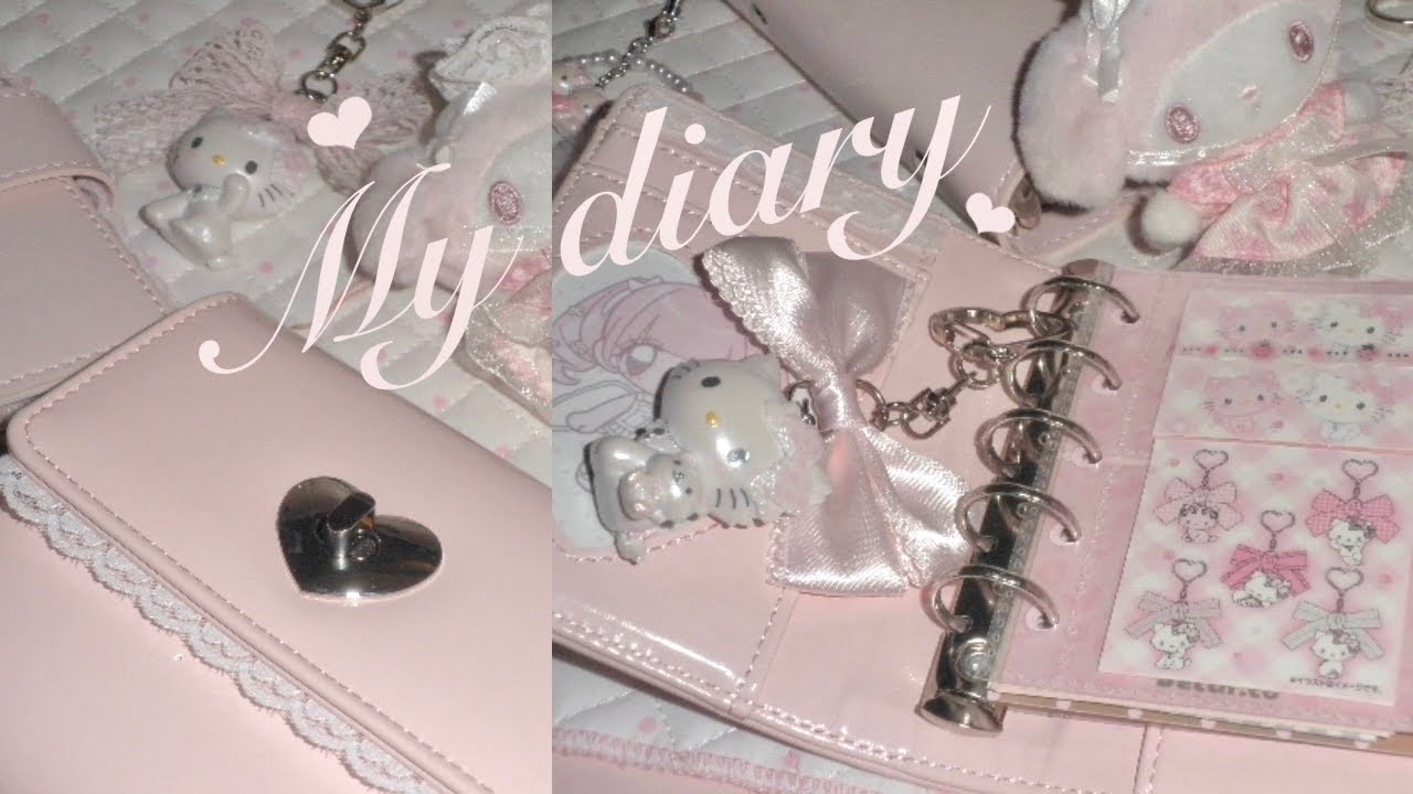 ෆꔛ다꾸로그ꔛෆ | 레이스로 다이어리 리폼하기! 𝜗𝜚˚⋆셋업하기♡ | 스티커북 소개 | 다꾸로 마무리이~~