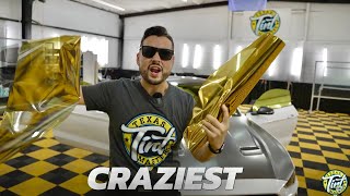 Worlds Craziest Gold Window Tint