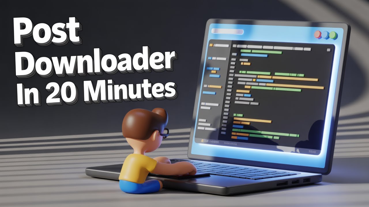 I Built an Instagram & Twitter Post Downloader in 20 Minutes (Node.js ...
