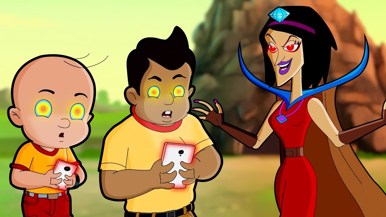 Mighty Raju   Mobile Trouble  Cartoons for Kids  Fun videos for kids