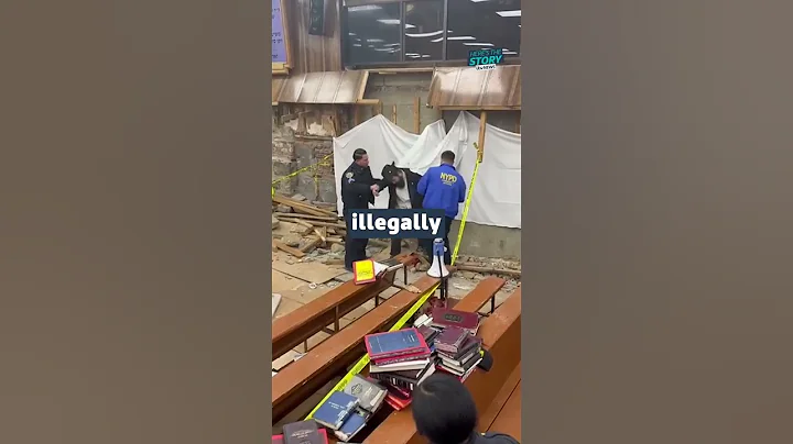 Secret tunnel causes a riot at a synagogue in Brooklyn #itvnews #synagogue #newyork