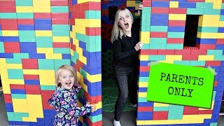 Parents Only GIANT LEGO FORT Escape Room!