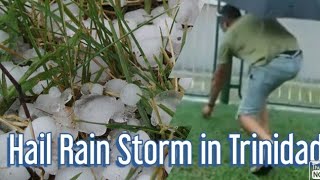 Hail Rain Storm Arouca Trinidadtrinidad Vlogger