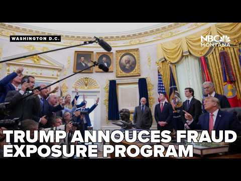 Trump announces $25 million whistleblower program to reward Americans who expose fraud
