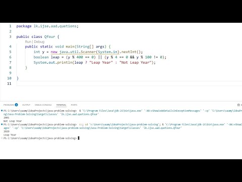 Check Leap Year Using Ternary Operator | Beginner Friendly