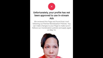 facebook monetization rejected, unfortunately your profile has been approved