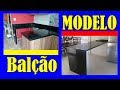Modelos balcão de granito para cozinha americana