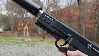 Stock PepperBall TCP with factory barrel vs. 14\