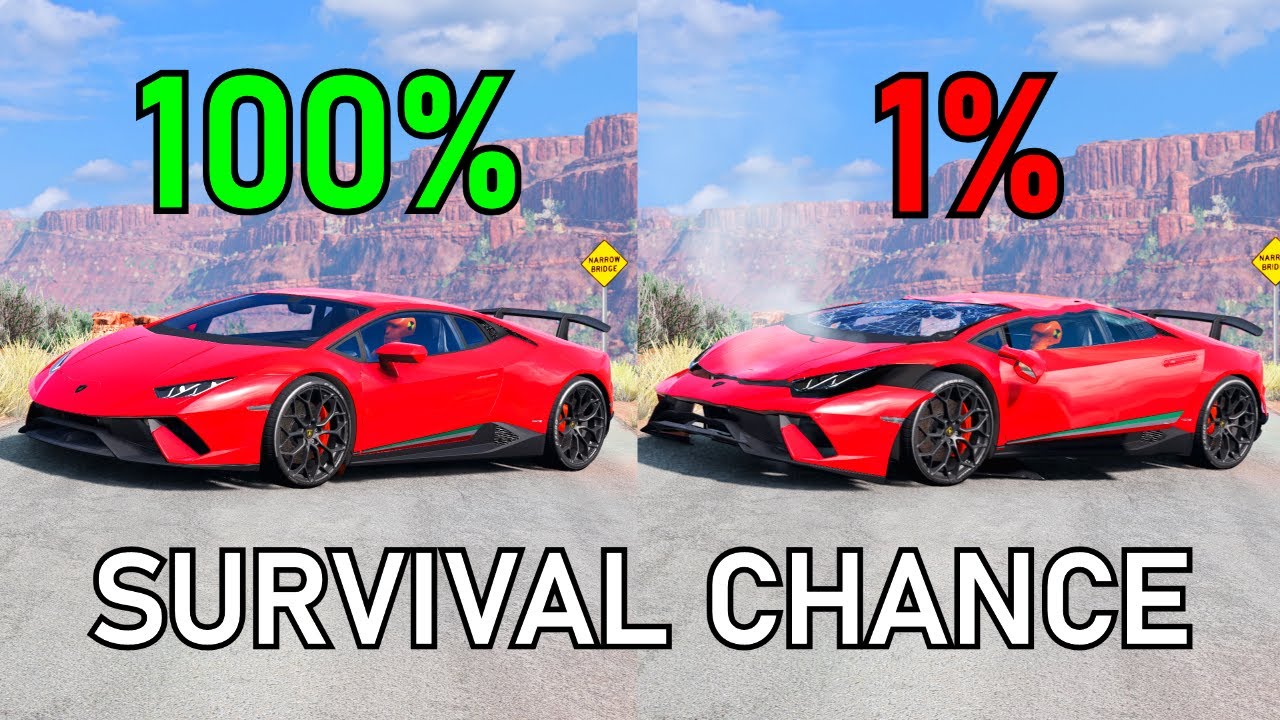 Realistic Survival Chance Crashes #10 | BeamNG.drive