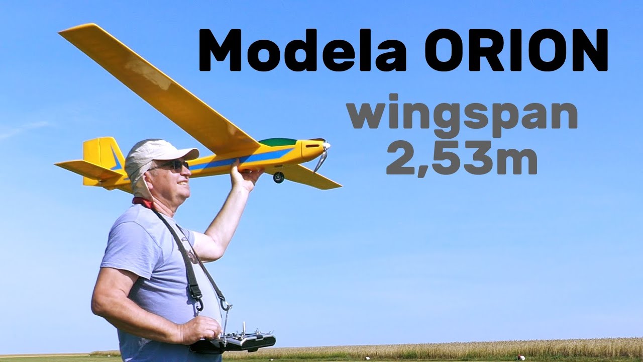 Modela ORION | 2,5m vintage RC glider | 4K | Syrovice 2025