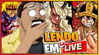 LENDO AO VIVO O NOVO MANGÁ DE ONE PIECE! GRANDE REVELAÇÃO E O COMEÇO DE LUFFY VS IMU!