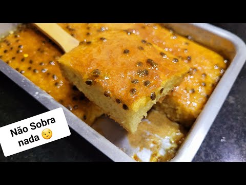 NÃO SOBRA NADA / BOLO DE MARACUJÁ FOFINHO COM CALDA