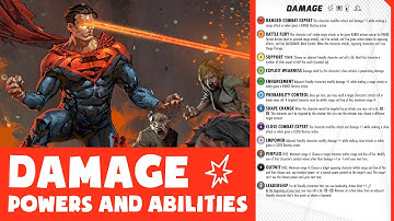 HOW TO PLAY: Heroclix Rules - DAMAGE Powers and Abilities 2024