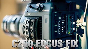 Canon C200 Focus Issues fix
