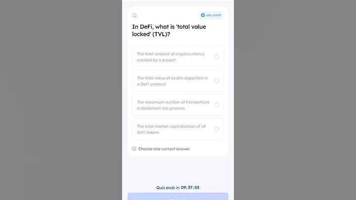 In DeFi, what is 'total value locked' (TVL)?