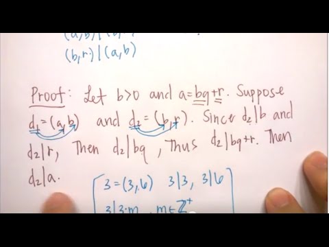 Abstract Algebra: Proof using divisibility and greatest common divisors ...