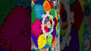 🌼 “Rangoli magic drop! Follow for more festive arts 🌟” #rangoli #design #diwali