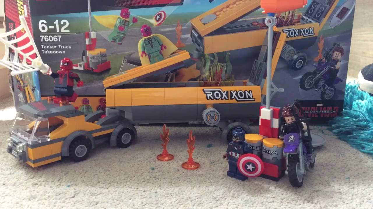 lego civil war tanker truck takedown