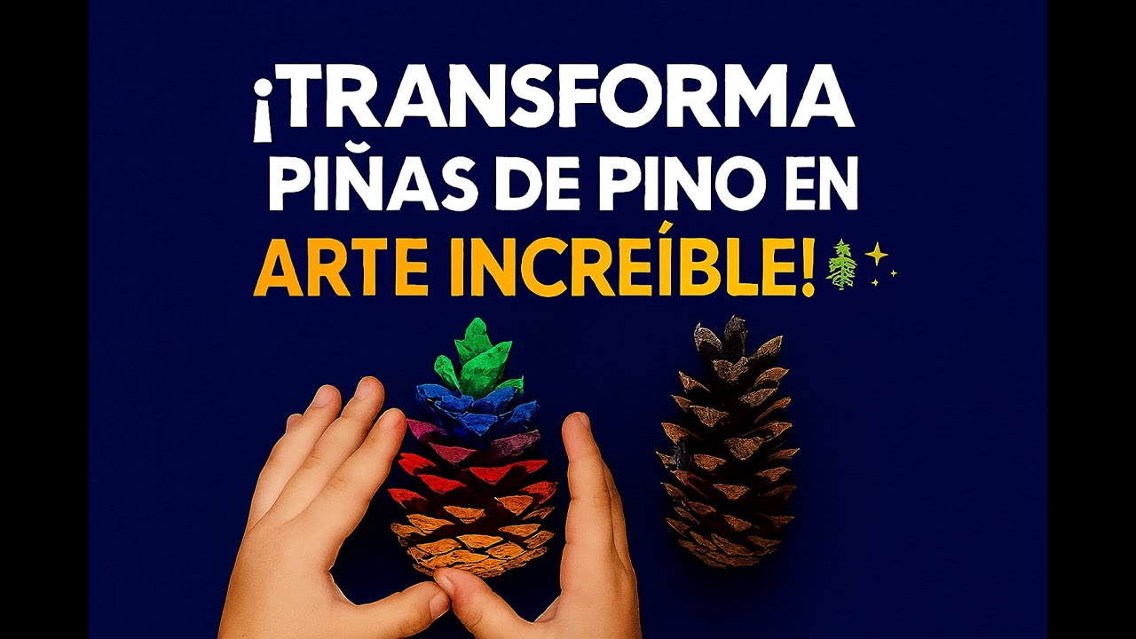 👉 “Transforma piñas de pino en arte increíble 🌲 ” - YouTube