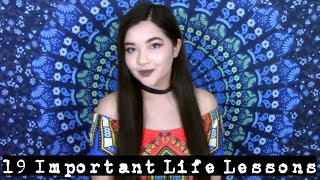 19 THINGS I'VE LEARNED IN 19 YEARS
