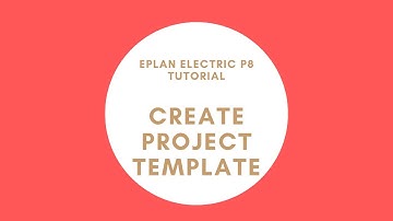 EPLAN Create Project Template