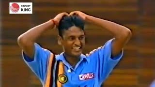 Debasis Mohanty Opening Spell 3 Wickets demolished Zimbabwe Top Order Singapore| Coca Cola Cup 1999