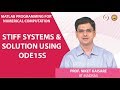 Stiff Systems & Solution using ode15s