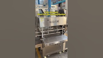 Fully automatic meat floss stick forming machine