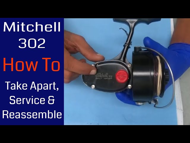 5 Vintage Mitchell Spinning Reels 300, Etc., Fishing, mitchell spinning reel - a