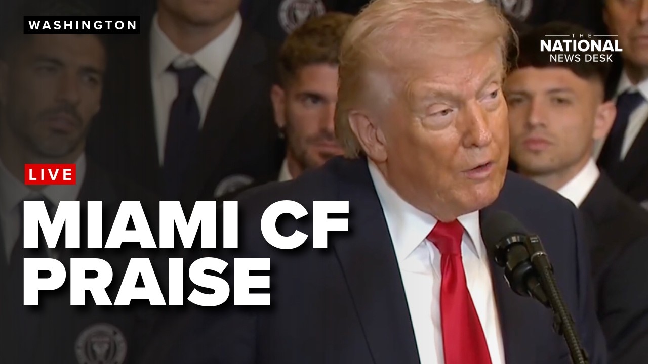 Trump hosts Miami CF at White House