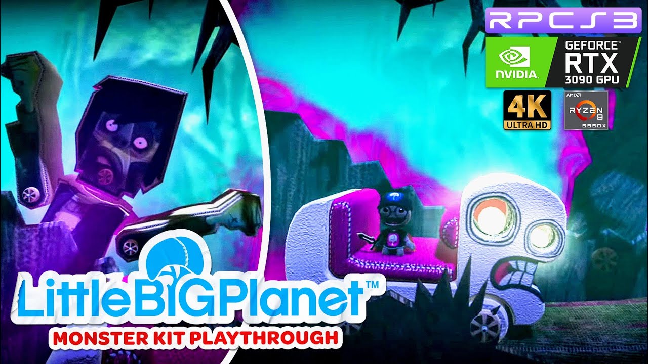 LittleBigPlanet Monster Kit Full Playthrough | RPCS3