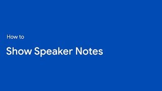 Show Speaker Note | Remote for Slides