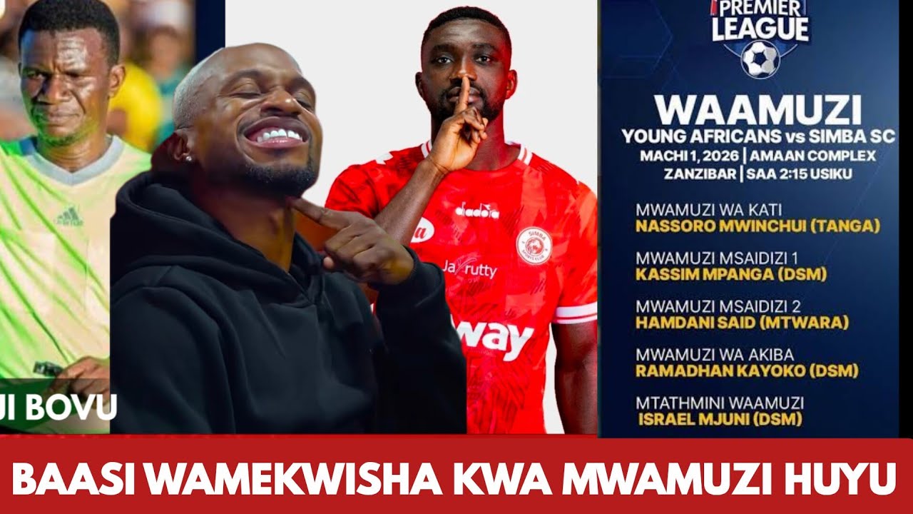 🛑FRIJI BOVU  AMCHAMBUA KWA KINA MWAMUZI WA DABI NASSORO MWINCHUI,  SIMBA WASIINGIE KWENYE MTEGO