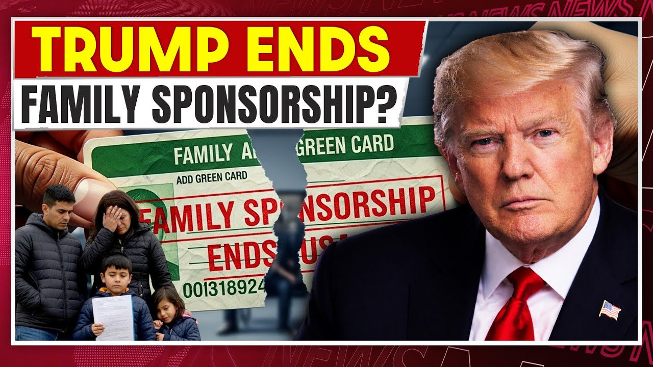 Trump SHOCKING Plan: 2.4 MILLION Green Cards to Be CUT Forever! Family Sponsorship Ends? first view
