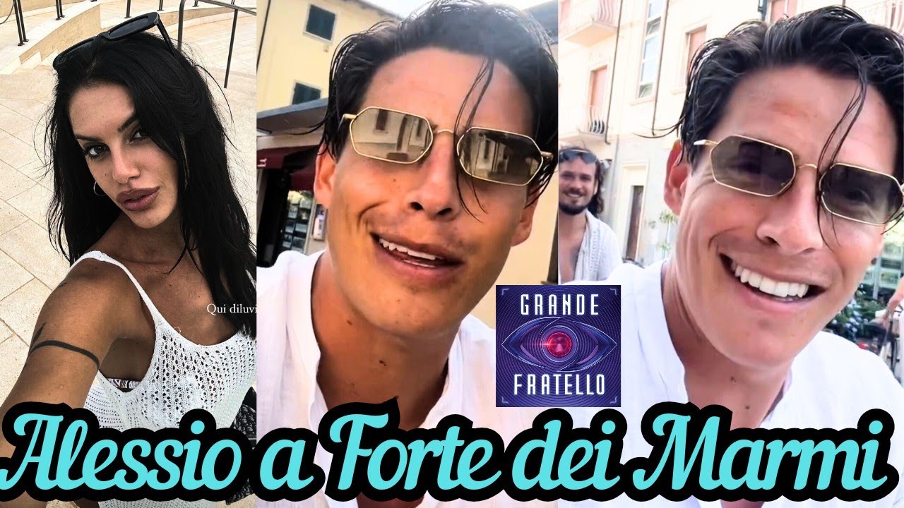 ALESSIO FALSONE over the top come sempre a Forte dei Marmi | ANTONELLA FIORDELISI con le amiche