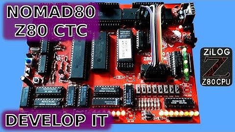 NOMAD80: Adding & Testing Z80 CTC To My Z80 Computer