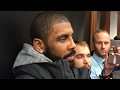 Boston Celtics star Kyrie Irving isn’t surprised by rookie Jayson Tatum’s performance