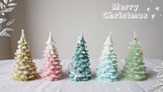 🎄【candle】クリスマスツリーキャンドル作り/Christmas tree candle