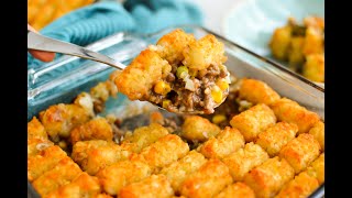 Shepherds Pie with Tater Tots