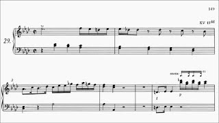 Con Brio Exam (CBE) Grade 5 Mozart The London Sketchbook No.29 K.15dd Andante in Ab Sheet Music