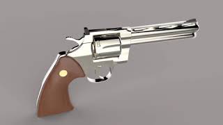 Colt Python - 3D model
