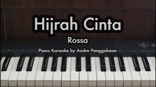Hijrah Cinta - Rossa | Piano Karaoke by Andre Panggabean