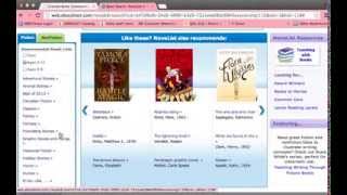 Novelist K-8 Screencast